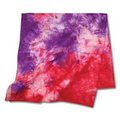 Red/ Purple Tie Dye Bandanna